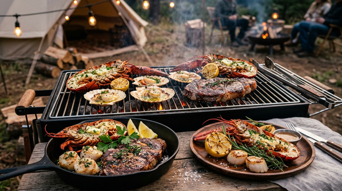 関門海峡の海の幸BBQ